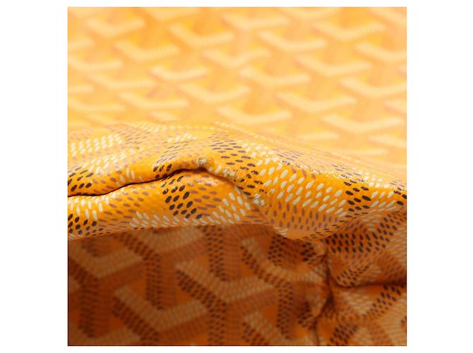Goyard Saint Louis PM Tote Bag Braun Weiß Gelb - Ansicht 8