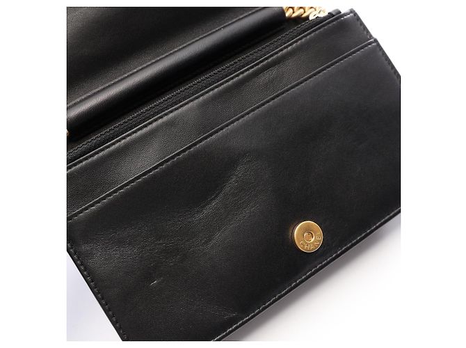 Chanel Boy Matelassé Schultertasche Schwarz - Ansicht 7