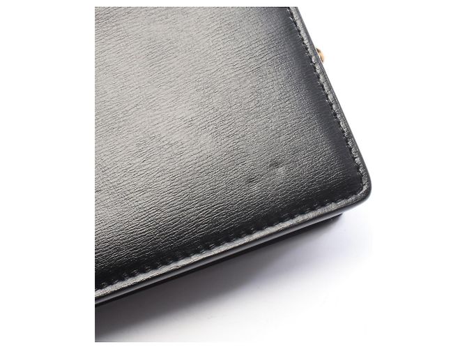 Borsa a tracolla in pelle nera Yves Saint Laurent Nero - vista 7