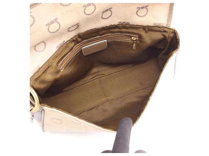 Borsa a tracolla/Borsa a mano Salvatore Ferragamo Gancini - vista 3
