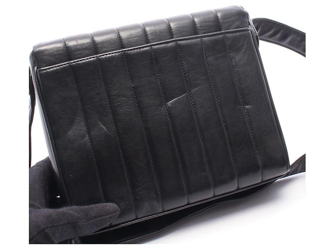 Borsa a tracolla Chanel Mademoiselle Nero - vista 7