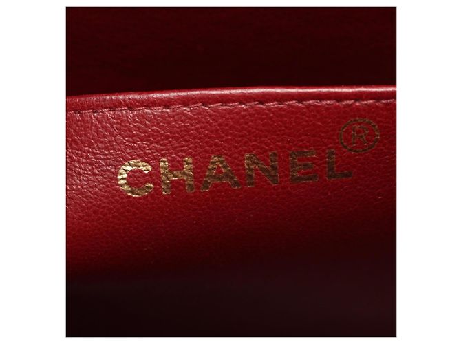 Borsa a tracolla Chanel Large Matelassé in pelle d'agnello nera Nero - vista 4