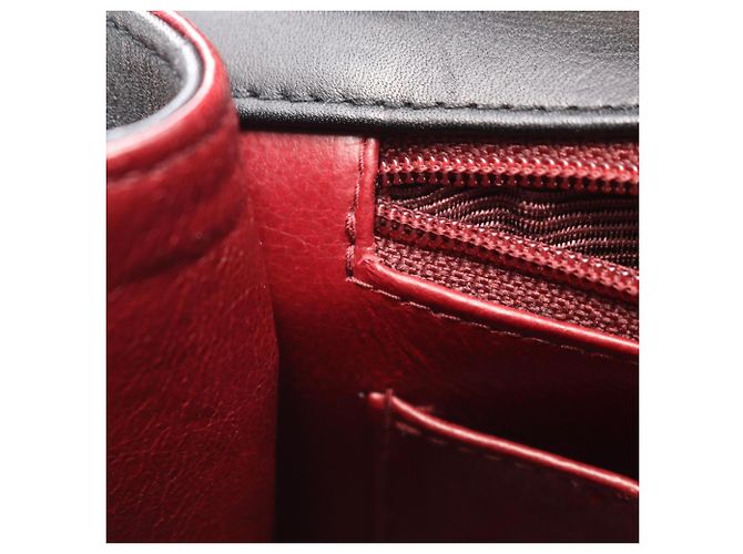 Borsa a tracolla Chanel Large Matelassé in pelle d'agnello nera Nero - vista 8