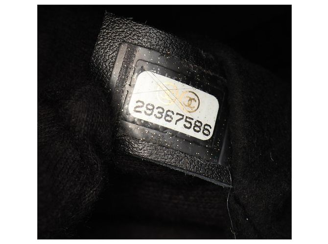 Borsa a tracolla Chanel Deauville con coulisse Nero - vista 5