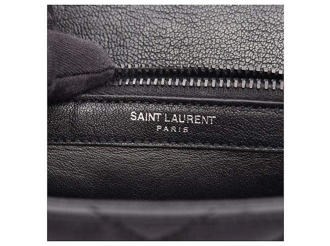 Borsa a mano 2-Way in pelle nera Yves Saint Laurent Nero - vista 4
