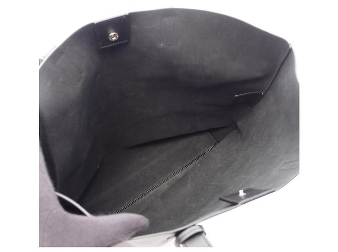 Borsa Tote Bold Yves Saint Laurent in pelle nera Nero - vista 3