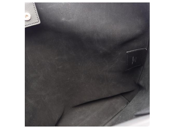Borsa Tote Bold Yves Saint Laurent in pelle nera Nero - vista 5