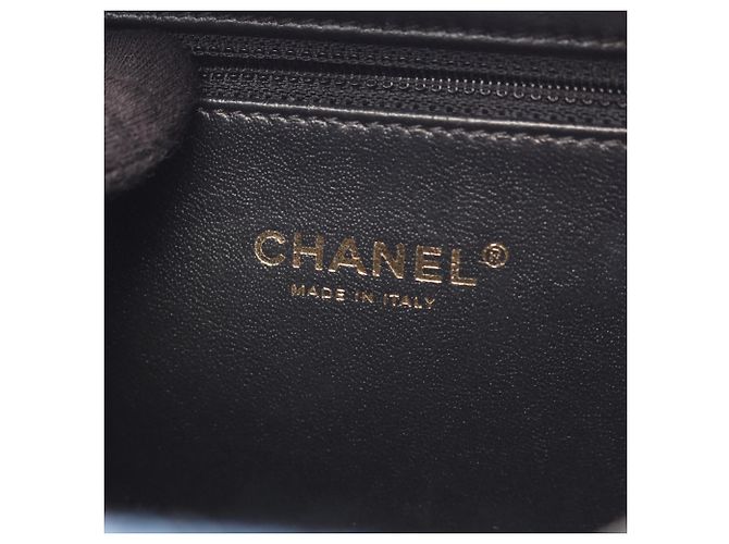 Chanel CC Figley Vanity Bag Schwarz Blau - Ansicht 4
