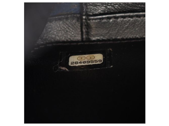 Chanel CC Figley Vanity Bag Schwarz Blau - Ansicht 5