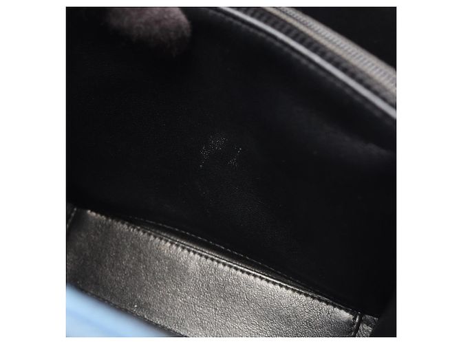 Chanel CC Figley Vanity Bag Schwarz Blau - Ansicht 7