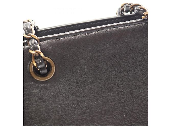Sac à main Chanel Coco Mark Antique Gold Hardware Noir - vue 10