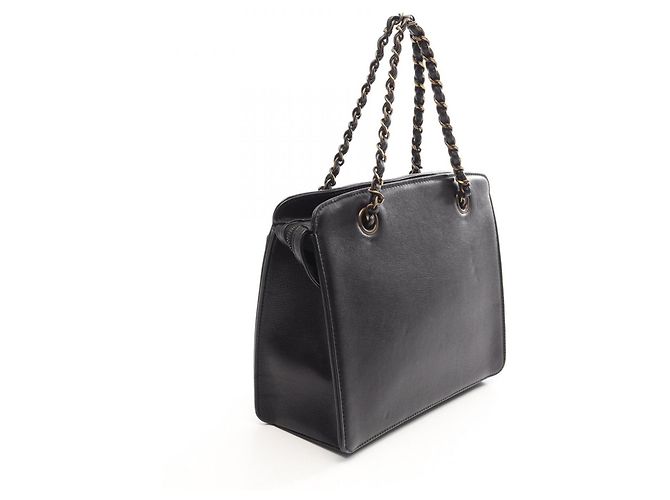 Sac à main Chanel Coco Mark Antique Gold Hardware Noir - vue 2
