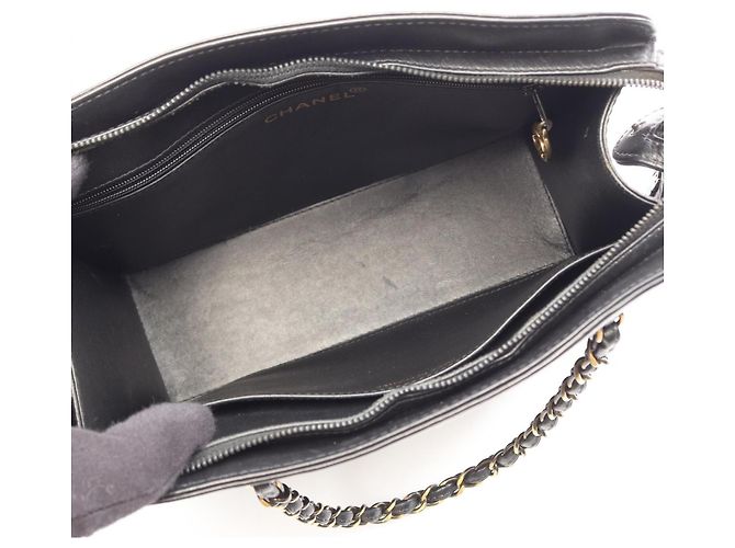 Sac à main Chanel Coco Mark Antique Gold Hardware Noir - vue 3