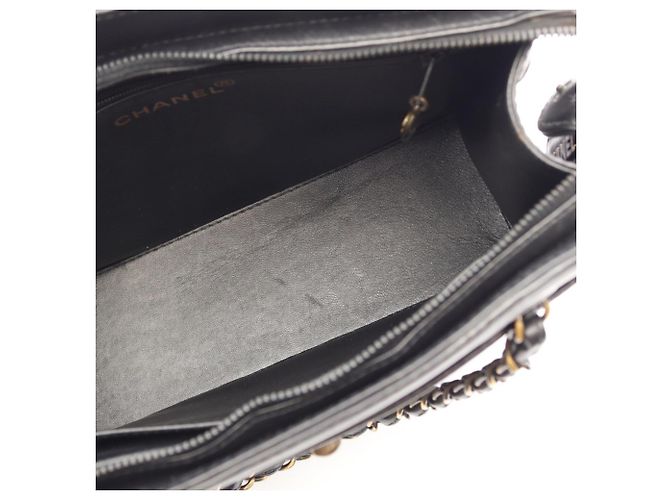Sac à main Chanel Coco Mark Antique Gold Hardware Noir - vue 6