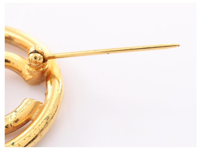 Timeless Spilla Chanel Vintage Coco Mark D'oro - vista 5