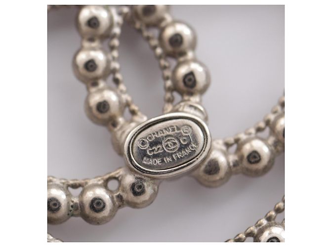 Orecchini a goccia Chanel Coco Mark C22C Silver Argento - vista 5