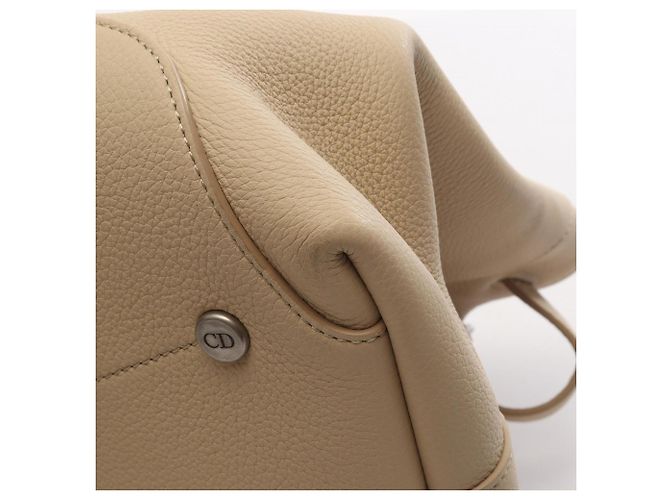 Borsa Tote Media Christian Dior Dior Normandy Beige - vista 7