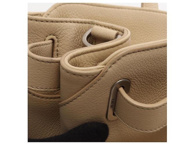 Borsa Tote Media Christian Dior Dior Normandy Beige - vista 8