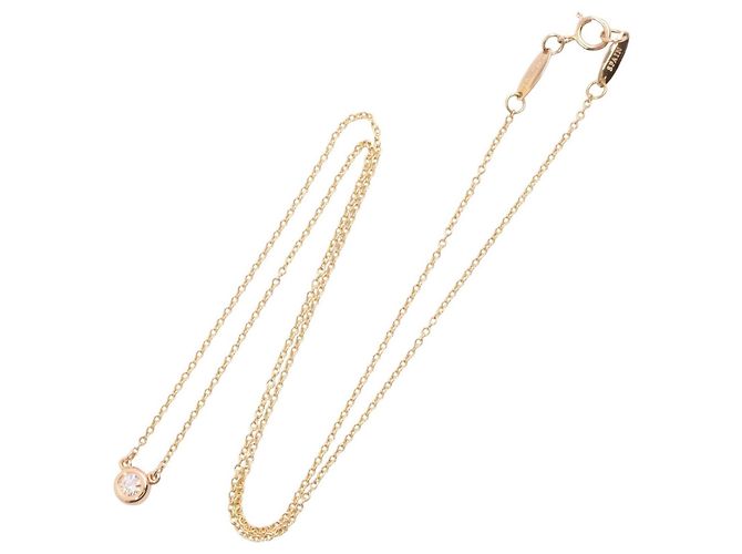 Autre Marque Collar Tiffany & Co. By the Yard de diamantes Dorado - vista 2