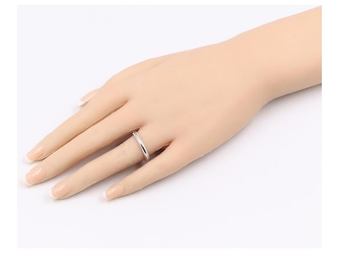 Autre Marque Bague Anneau Milgrain en Platine Tiffany & Co. - vue 6
