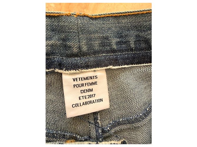 Vêtements Vetements x Levi's Denim Jeans - vista 8