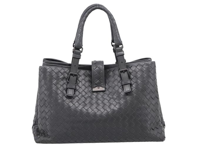 Bottega Veneta Roma Intrecciato Nappa Small Marrone - vista 2