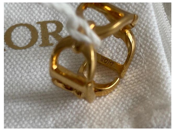 30 Montaigne Anello Dior in metallo dorato D'oro - vista 6