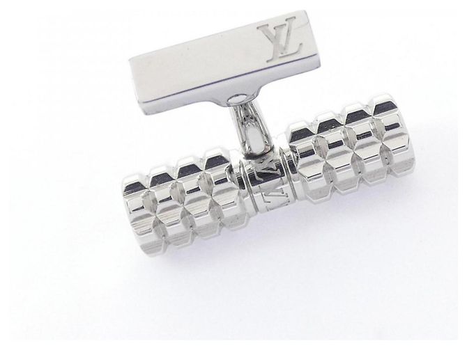 Louis Vuitton M66358 Cufflinks Brown Silvery - view 4