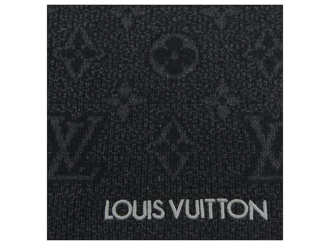 Sciarpa Louis Vuitton My Monogram Eclipse Marrone Nero - vista 4