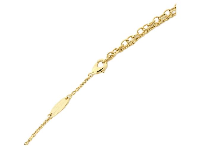 Collana Louis Vuitton Louisette Signature D'oro - vista 3