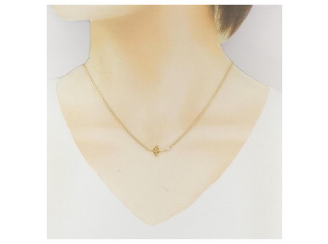 Collier pendentif Louis Vuitton Monogram Idylle Doré - vue 6