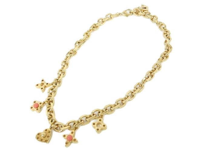 Louis Vuitton Collana Hide and Seek Necklace Rosa D'oro - vista 2