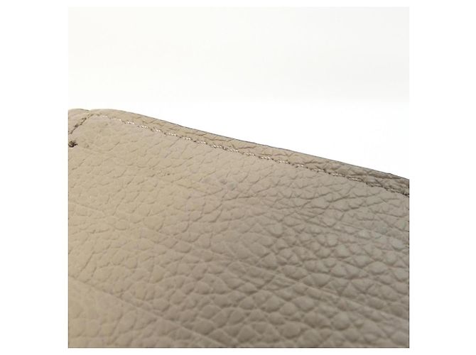 Louis Vuitton Bicolor Monogram Empreinte Portefeuille Claire Wallet Beige Grigio - vista 7