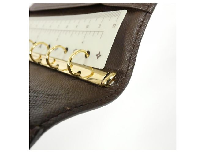 Organizer Organizzatore Louis Vuitton Damier Agenda PM Marrone - vista 9
