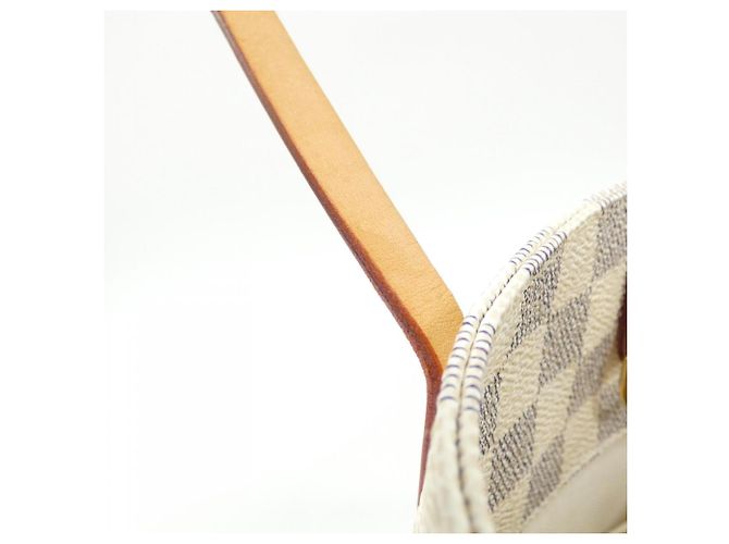 Bolso Louis Vuitton Damier Azur Cabas MM Blanco Azul - vista 5