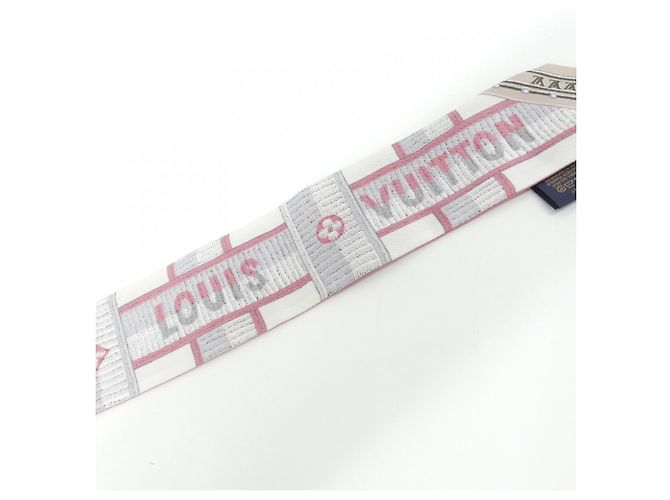 Louis Vuitton Bandeau BB LV Details Foulard Rosa - vista 3