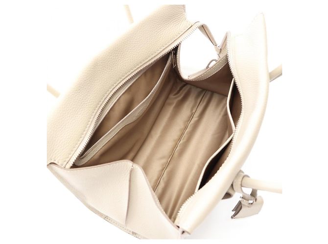 Borsa Tote Tod's Note Shopping a due manici con zip Beige - vista 3