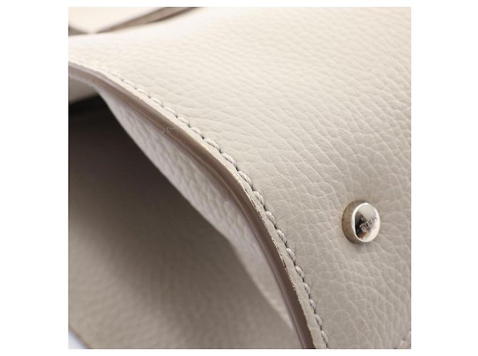 Borsa Tote Tod's Note Shopping a due manici con zip Beige - vista 5