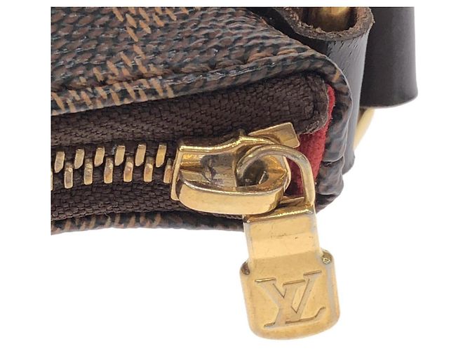 Sac à épaule Louis Vuitton Damier Bloomsbury PM Marron - vue 4