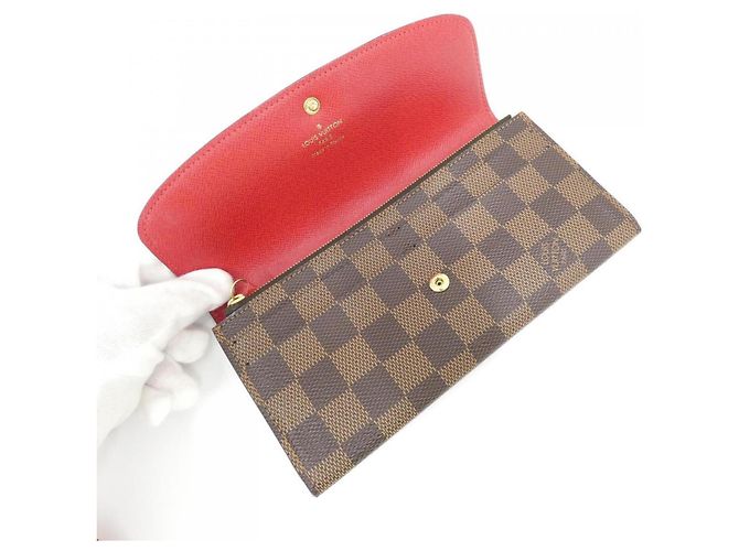 Louis Vuitton Damier Portefeuille Emilie N63544 Wallet Marrone - vista 5