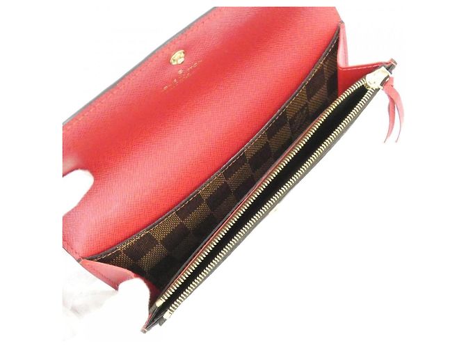 Louis Vuitton Damier Portefeuille Emilie N63544 Wallet Marrone - vista 6