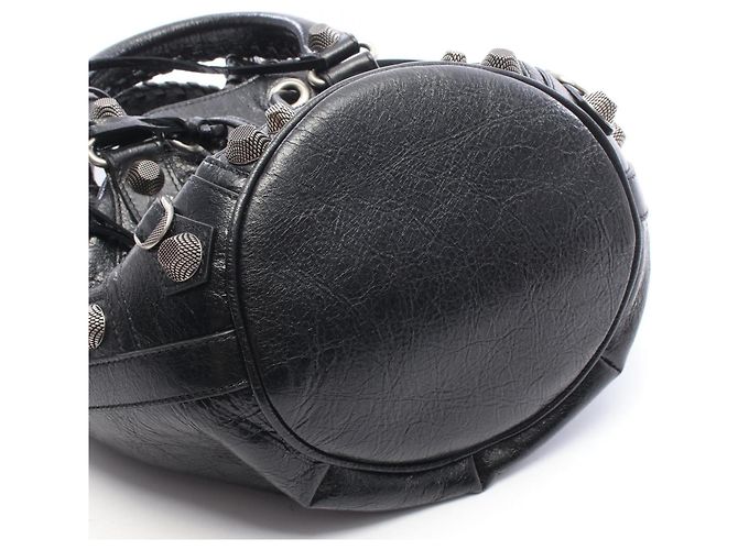 Borsa a secchiello Balenciaga LE CAGOLE Nero - vista 5