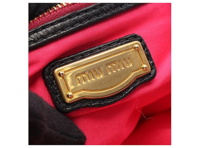 Borsa 2-Way Miu Miu in pelle nera Nero - vista 4