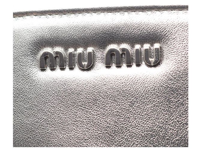 Borsa Miu Miu NAPPA BIKER 2WAY Argento - vista 11