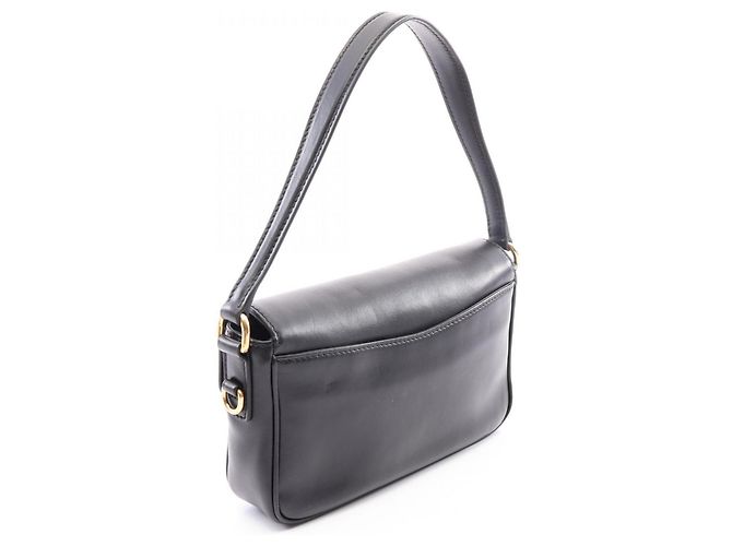 Miu Miu CRM FINE CALF Penny 2-Way Handtasche Schwarz - Ansicht 2