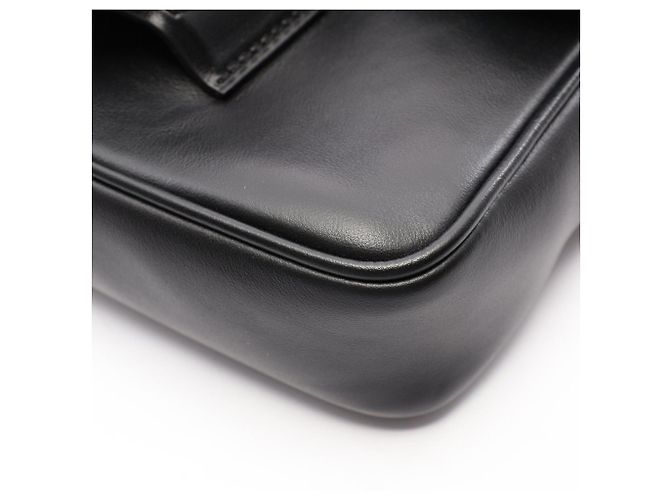 Miu Miu CRM FINE CALF Penny 2-Way Handtasche Schwarz - Ansicht 6