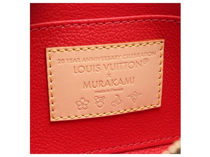Louis Vuitton Monogram Cherry Pochette Cosmetic PM Marrone Rosso Multicolore - vista 4
