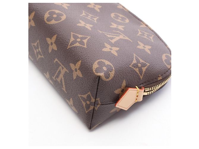 Louis Vuitton Monogram Cherry Pochette Cosmetic PM Marrone Rosso Multicolore - vista 5