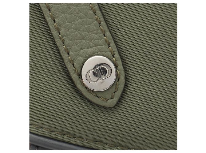 Bolsa Saddle Christian Dior Caqui Azul marinho - vista 6
