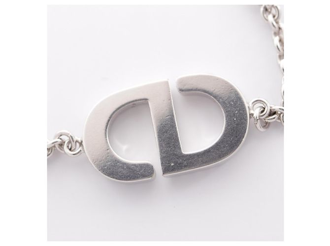 Bracciale con ciondolo logo CD Christian Dior Argento - vista 6